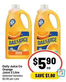 Ritchies Daily Juice Co Orange Juice offer