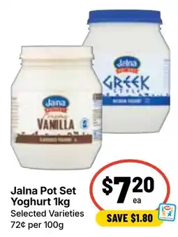 Ritchies Jalna Pot Set Yoghurt offer