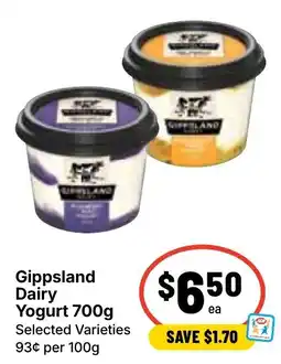 Ritchies Gippsland Dairy Yogurt offer