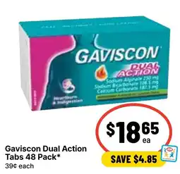 Ritchies Gaviscon Dual Action Tabs offer