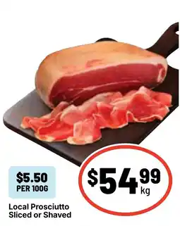 Ritchies Local Prosciutto Sliced or Shaved offer