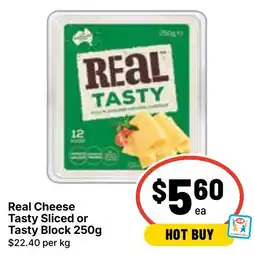 Ritchies Real Cheese Tasty Sliced or Tasty Block offer