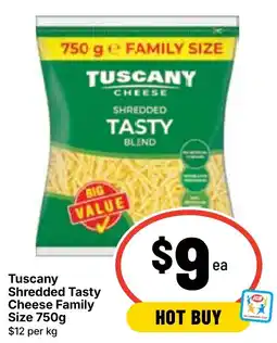 Ritchies Tuscany Shredded Tasty Cheese Family Size offer