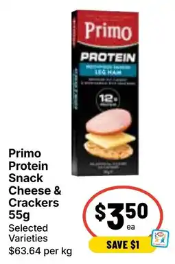 Ritchies Primo Protein Snack Cheese & Crackers offer
