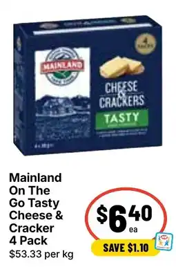 Ritchies Mainland On The Go Tasty Cheese & Cracker offer