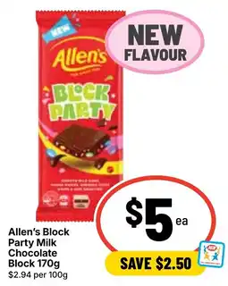 Ritchies Allen's Block Party Milk Chocolate offer