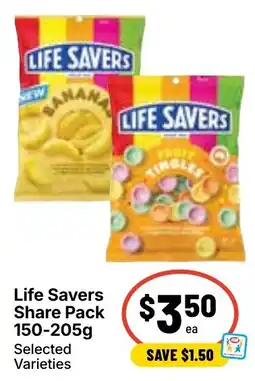 Ritchies Life Savers Share Pack Selected Varieties offer