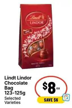 Ritchies Lindt Lindor Chocolate Bag offer