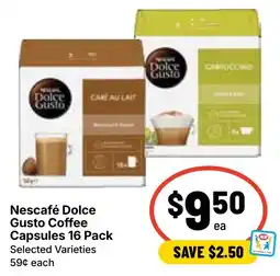 Ritchies Nescafé Dolce Gusto Coffee Capsules offer