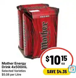 Ritchies Mother Energy Drink offer