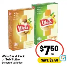 Ritchies Weis Bar offer