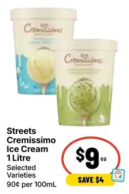 Ritchies Streets Cremissimo Ice Cream offer