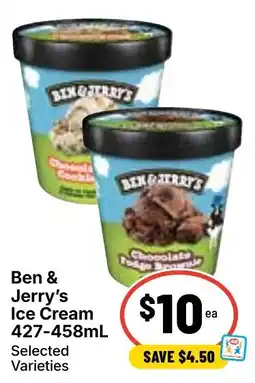 Ritchies Ben & Jerry's Ice Cream offer