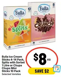Ritchies Bulla Ice Cream Sticks offer