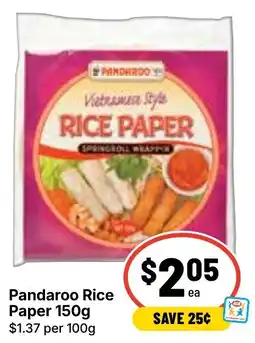Ritchies Pandaroo Rice Paper offer
