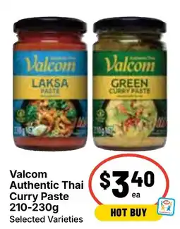 Ritchies Valcom Authentic Thai Curry Paste offer