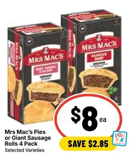 Ritchies Mrs Mac's Pies offer