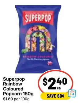 Ritchies Superpop Rainbow Coloured Popcorn offer