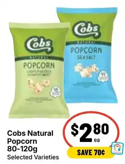 Ritchies Cobs Natural Popcorn offer