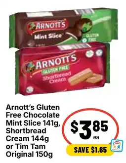 Ritchies Arnott's Gluten Free Chocolate Mint Slice, Shortbread Cream offer