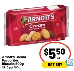 Ritchies Arnott's Cream Favourites Biscuits offer
