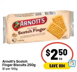 Ritchies Arnott's Scotch Finger Biscuits offer