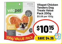 Ritchies Vitapet Chicken Tenders Dog Treats offer