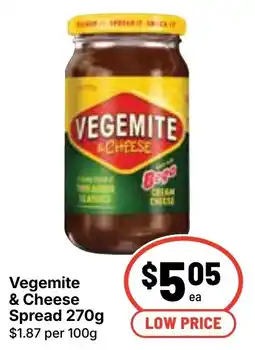 Ritchies Vegemite & Cheese Spread offer