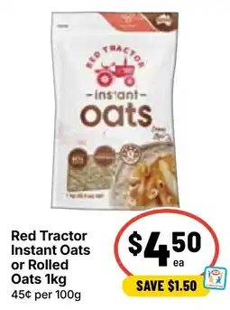 Ritchies Red Tractor Instant Oats offer