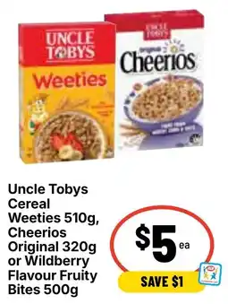 Ritchies Uncle Tobys Cereal Weeties offer