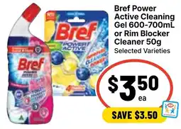 Ritchies Bref Power Active Cleaning Gel or Rim Blocker Cleaner offer