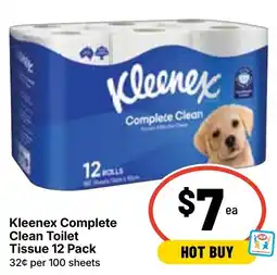 Ritchies Kleenex Complete Clean Toilet Tissue offer