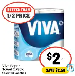 Ritchies Viva Paper Towel 2 Pack offer