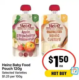 Ritchies Heinz Baby Food Pouch offer
