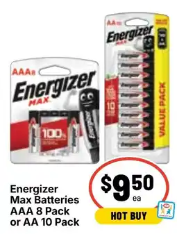 Ritchies Energizer Max Batteries offer