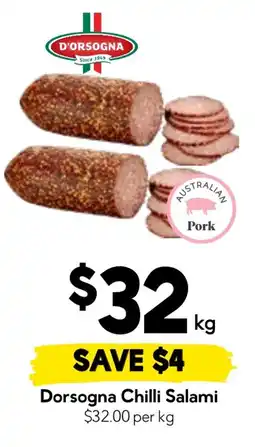 Drakes Dorsogna Chilli Salami offer