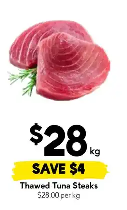 Drakes Thawed Tuna Steaks offer