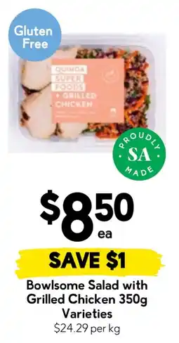 Drakes Bowlsome Salad with Grilled Chicken Varieties offer