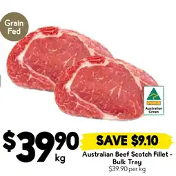 Drakes Australian Beef Scotch Fillet offer
