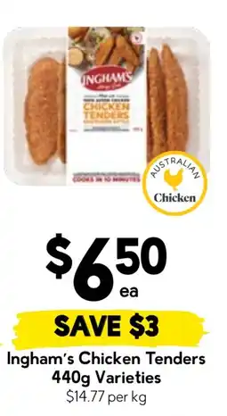 Drakes Ingham's Chicken Tenders Varieties offer