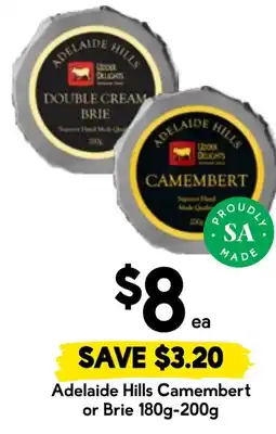 Drakes Adelaide Hills Camembert or Brie offer