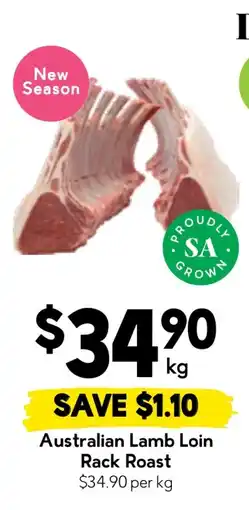 Drakes Australian Lamb Loin Rack Roast offer