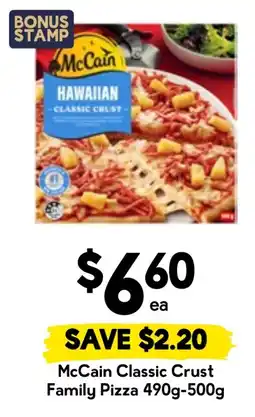 Drakes McCain Classic Crust Family Pizza offer