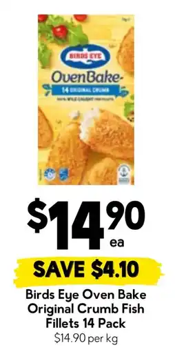Drakes Birds Eye Oven Bake Original Crumb Fish Fillets offer