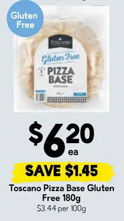 Drakes Toscano Pizza Base Gluten Free offer