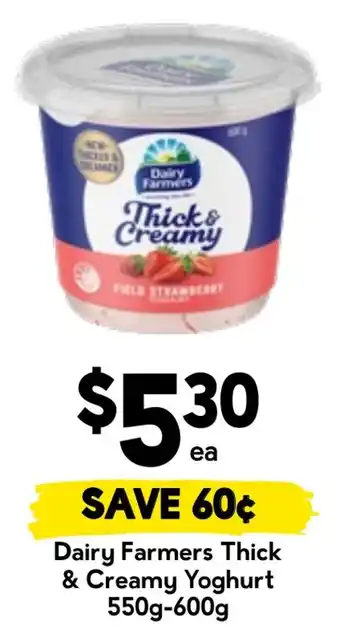 Drakes Dairy Farmers Thick & Creamy Yoghurt offer