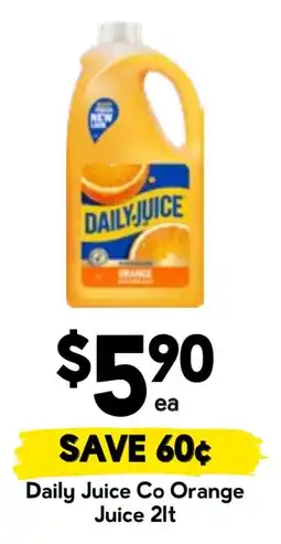 Drakes Daily Juice Co Orange Juice offer