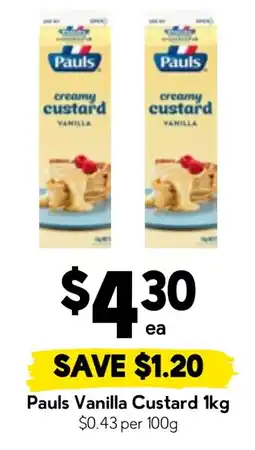 Drakes Pauls Vanilla Custard offer