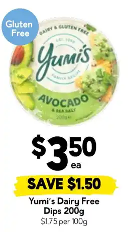 Drakes Yumi's Dairy Free Dips offer