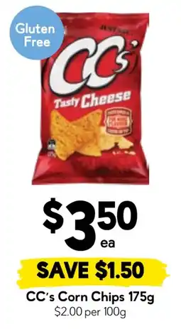 Drakes CC's Corn Chips offer